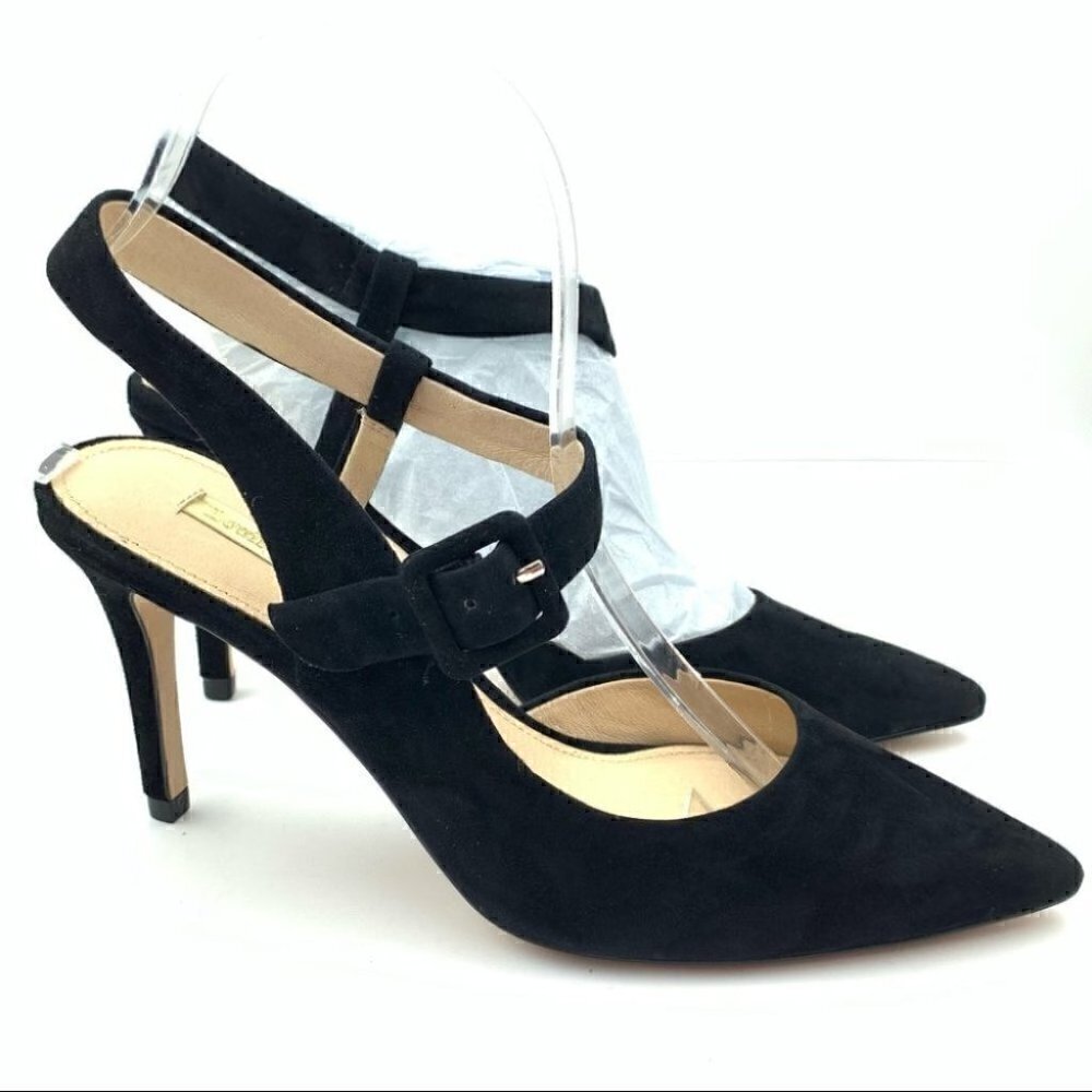 Louise Et Cie heel Jycye 7 37.5 black suede Dorsay